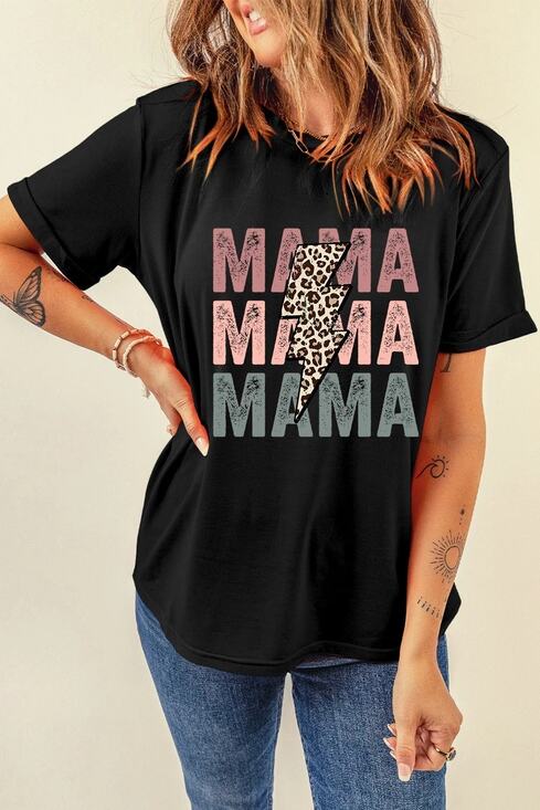 My Boutique Tops - MAMA Graphic T-Shirt